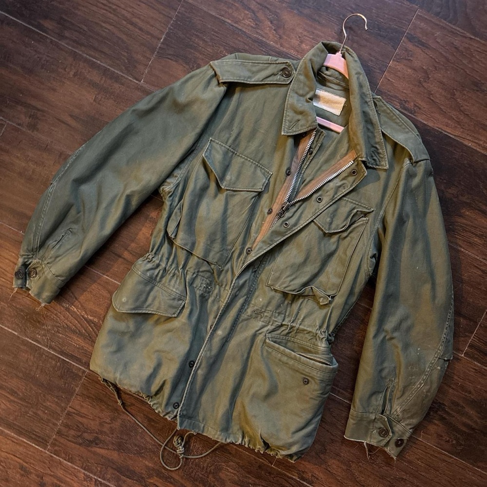 Men's 1955 Military Jacket size small Short camo